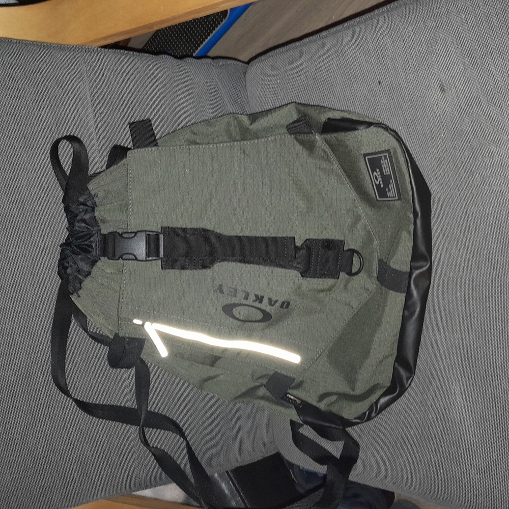 Oakley Green and Black Tactical Backpack